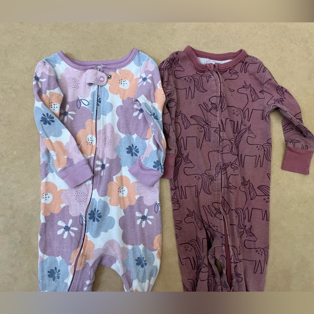 Bundle of 2 Zip Pajamas | 12M
